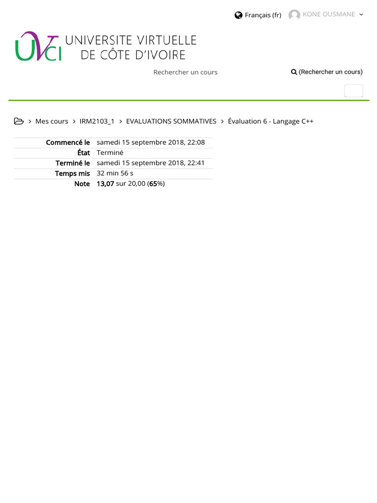 Gestion des étudiants en C++ | PDF | Programmation informatique | Génie ...