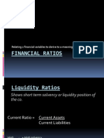 Financial Ratios: Relating 2 Financial Variables To Derive To A Meaningful Conclusion