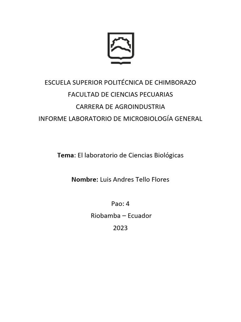 Formatos para Informe y Consulta | PDF | Laboratorios