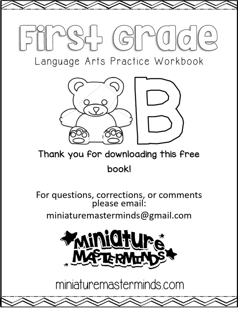 Kindergarten Language Arts | PDF | Cupcake | Whales