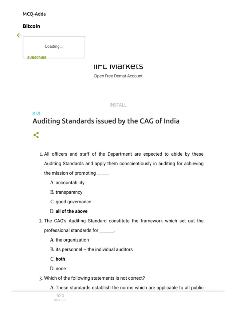 CAG Auditing Standards Overview | PDF | Audit | Auditor's Report