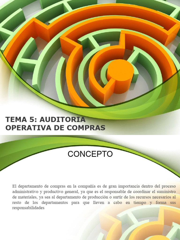 AUDITORIA OPERATIVA DE COMPRAS | Descargar gratis PDF | Auditoría ...