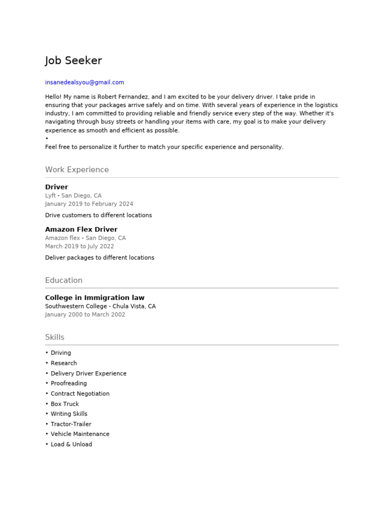 Job Seeker | PDF | Business