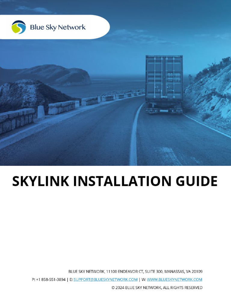 Skylink Install Guide Pdf Antenna Radio Usb