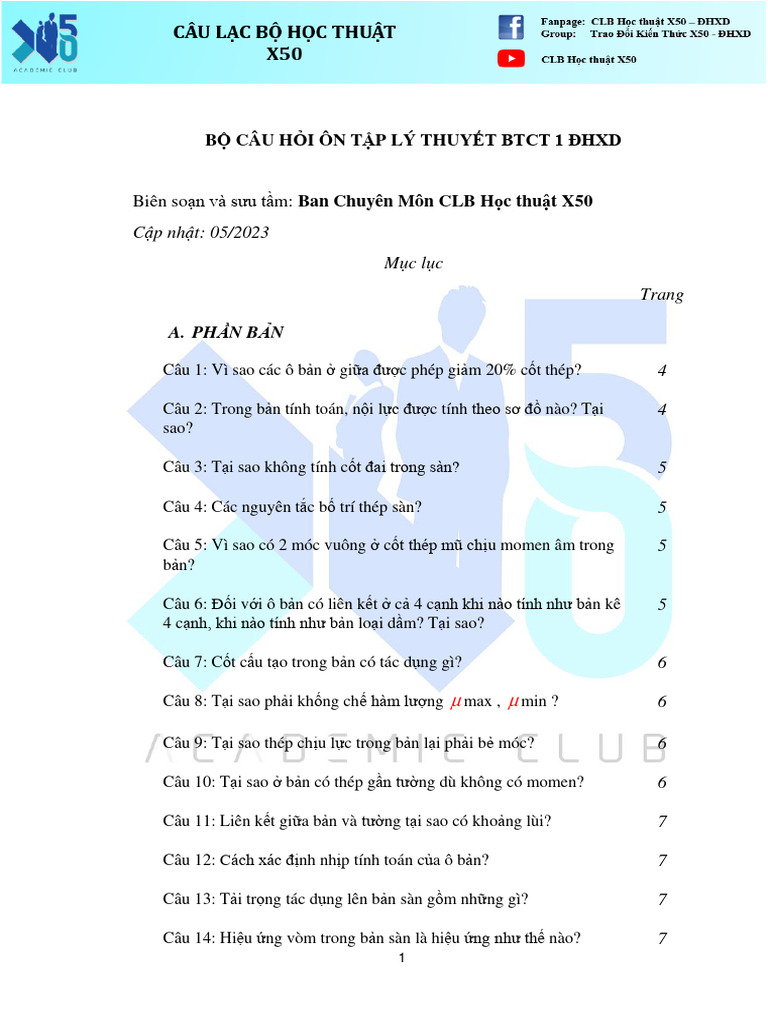 Bao Ve BTCT1 X50 2023 | PDF
