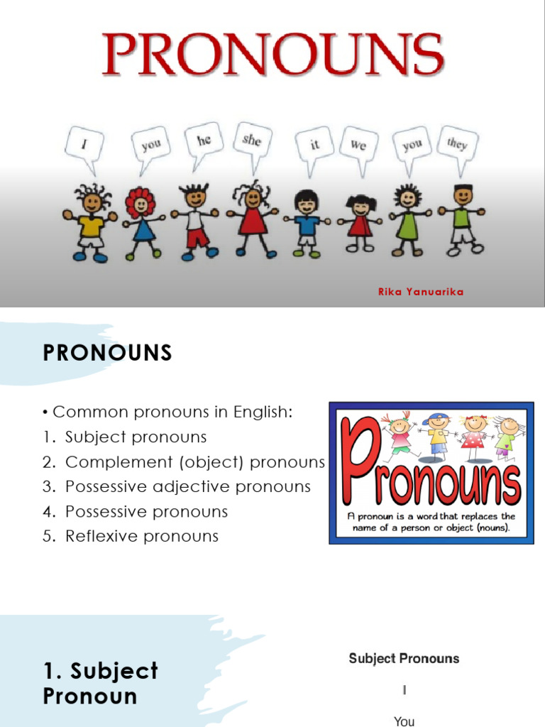 Pronouns 2 | PDF