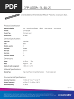 Commscope Cat6A UTP PATCH PANEL, 24port 760237046 | PDF | Home & Garden ...
