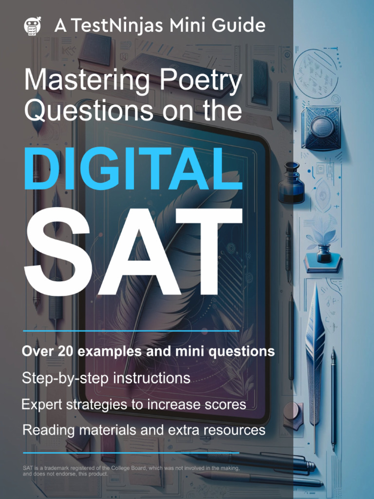 Test Ninjas Mastering Poetry Questions On The Digital Sat | PDF