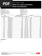 Motor Starter Selection Charts | PDF | Fuse (Electrical) | Relay