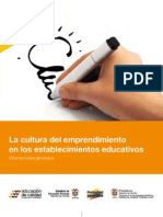 Guia No 39 Cultura Del Emprendimiento en Establecimientos Educativos (Educación Básica y Media)