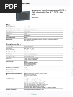HMIET6400 Touch Panel Overview | PDF | Electrical Engineering | Computing