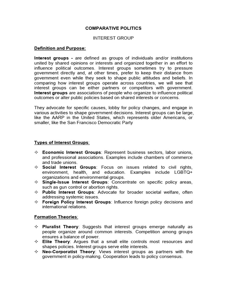 Funda Interest | PDF | Policy | Advocacy Group
