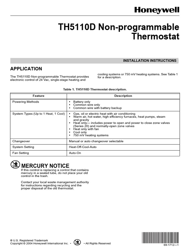 HONEYWELL HOME WIFI THERMOSTAT MANUAL PDF intelligence overview