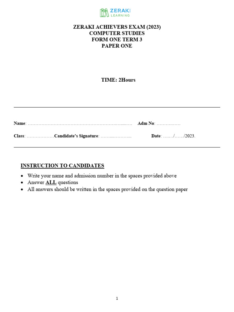 Computer form 1 download free pdf operating system hard disk drive