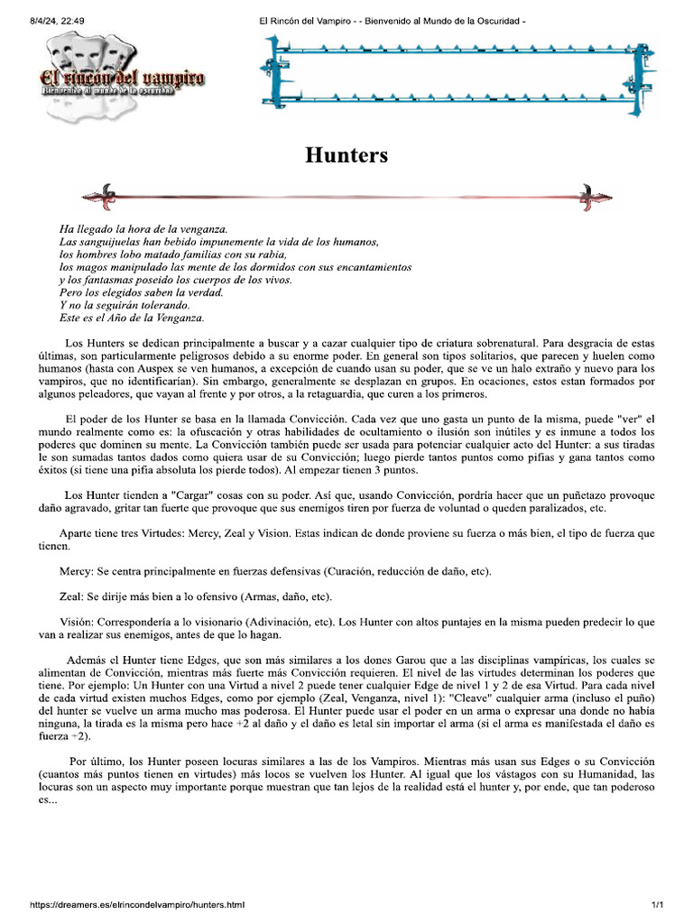 Hunters | PDF