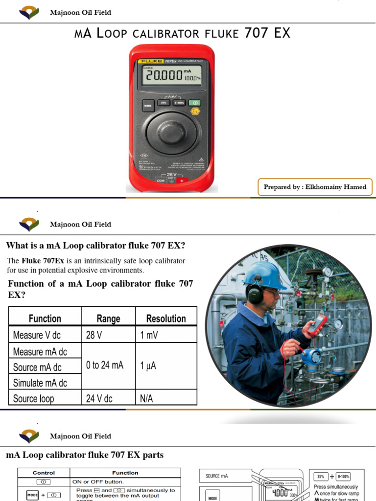 Ma Loop Calibrator Fluke 707 EX | PDF | Electrical Circuits ...