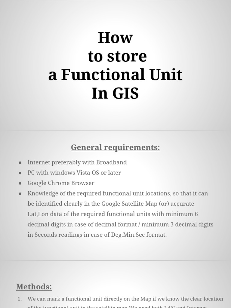 Storing fu into gis4 pdf geographic information system menu