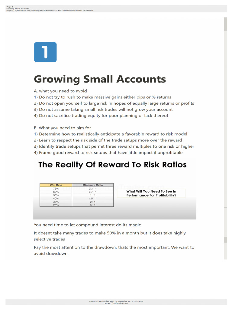 #001 - 'Growing Small Accounts' | PDF | Business