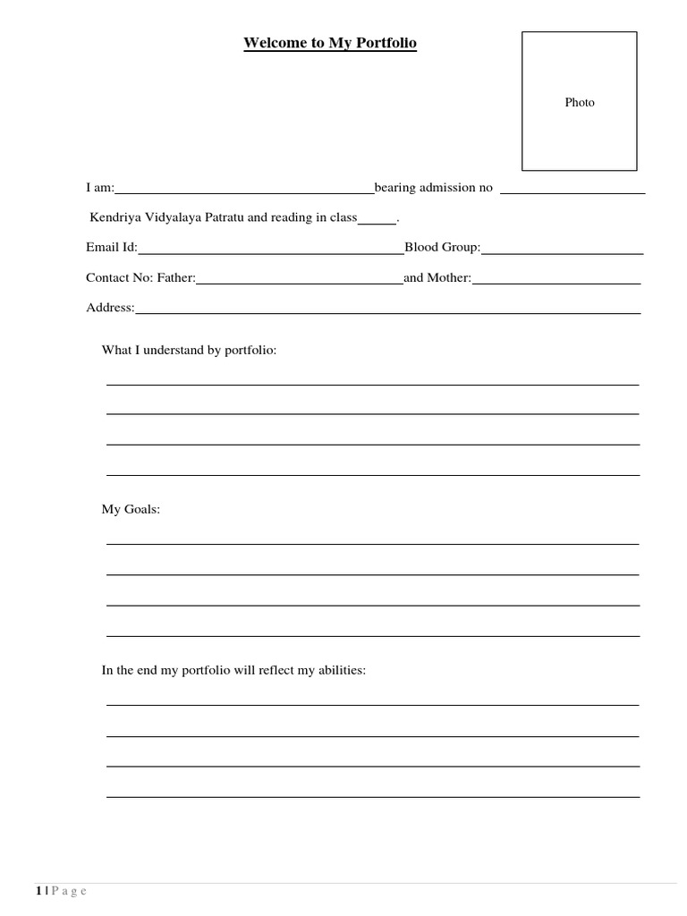 My Portfolio Goals and Assessments | PDF | Social Psychology | Cognition