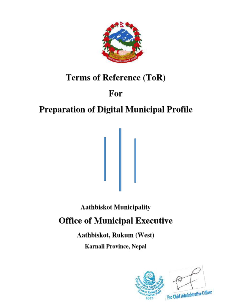 Aathbiskot Municipality Profile Development | PDF | Geographic ...