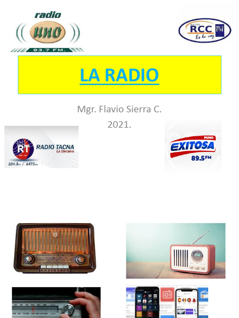 Características de la Radio | PDF | Radiodifusión | Sonido
