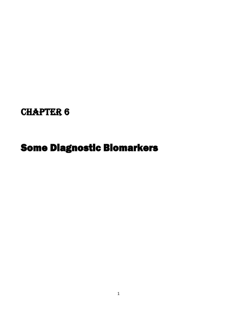 Diagnostic Biomarkers: Hemoglobin Tests | PDF | Glycated Hemoglobin ...