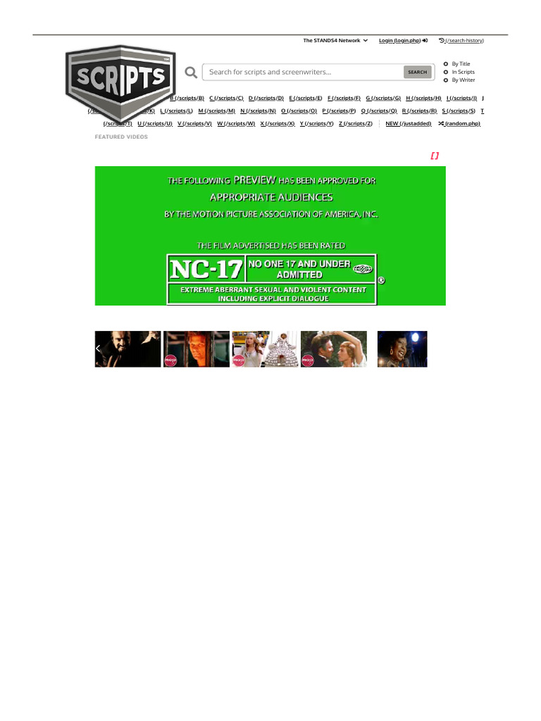 Brief Encounter Script in PDF Format PDF