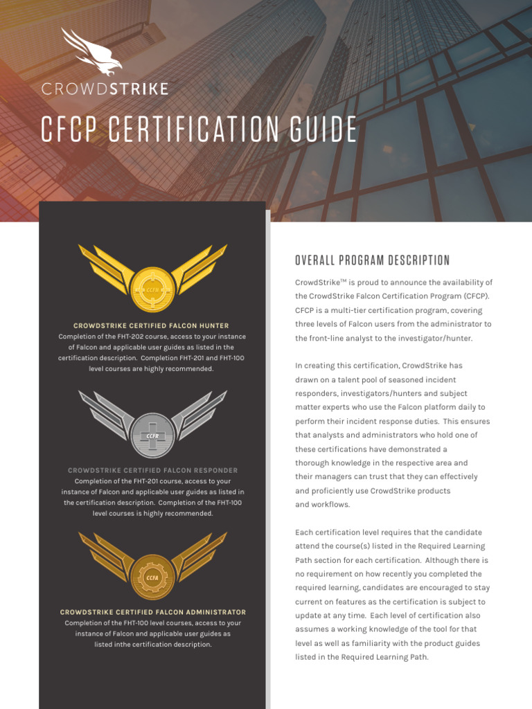 Falcon Certification Program | PDF | Computer Security | Security