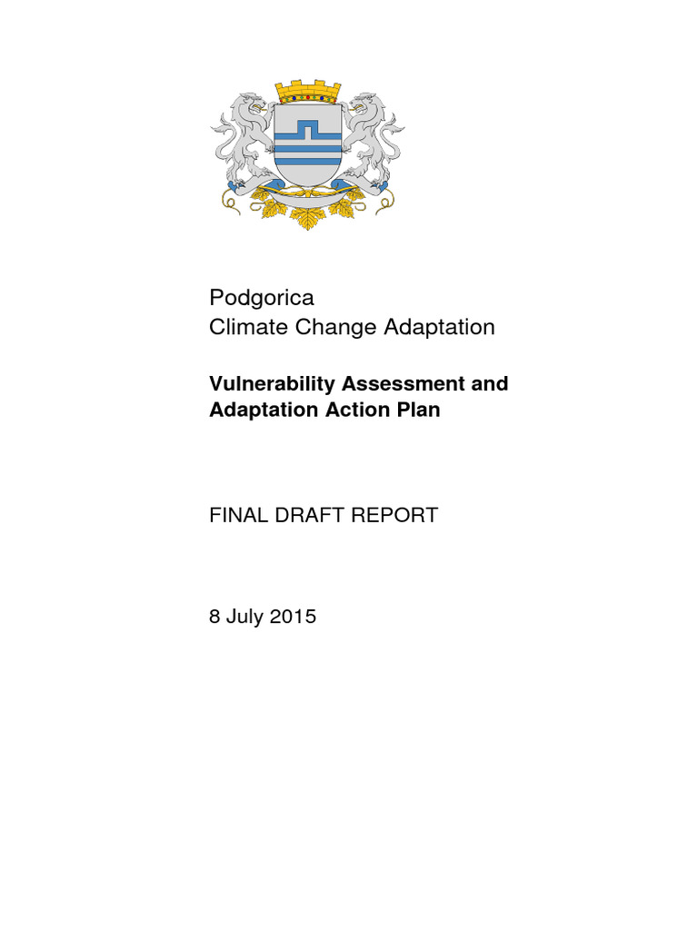 Report - Vulnerability Assessment and Adaptation Action Plan For ...
