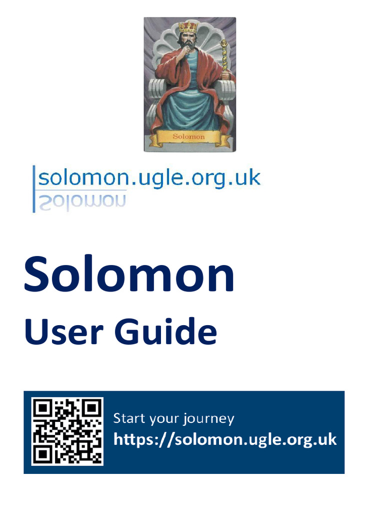 Solomon User Guide | PDF | World Wide Web | Internet & Web