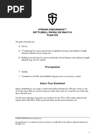 Strong Endurance Plan 025