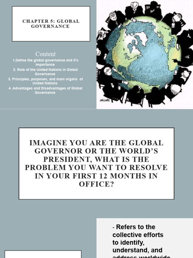 Understanding Global Governance and UN Role | PDF | United Nations ...