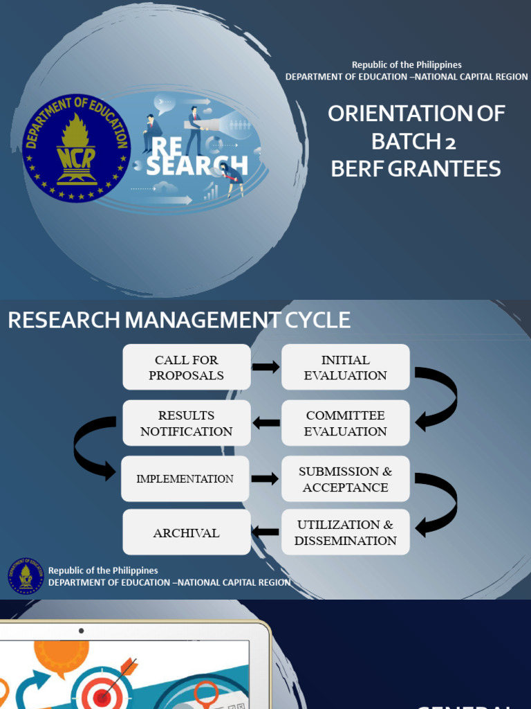 Orientation for BERF Grantees | PDF | Receipt | Expense