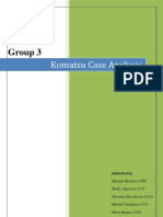 Komatsu Case Analysis