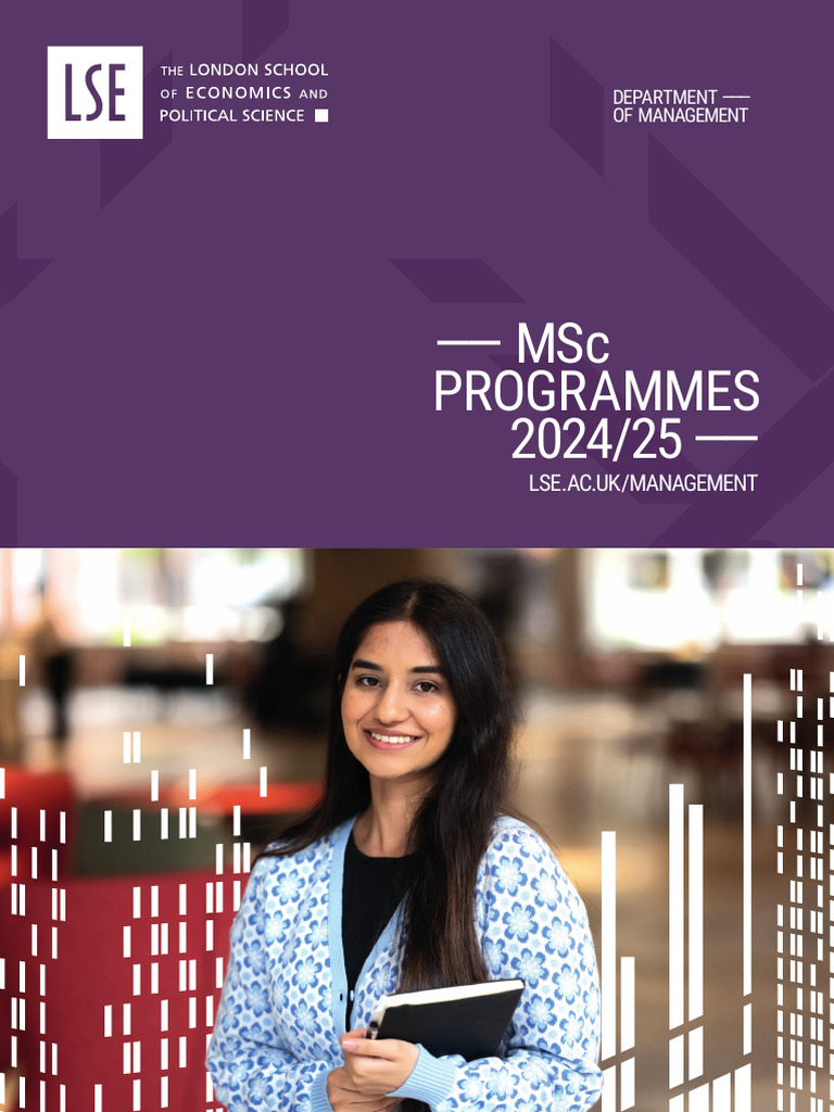 LSE MSc Management Programs Overview | PDF | Master Of Business ...
