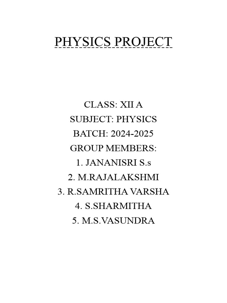 PHYSICS PROJECTLOGIC GATES Download Free PDF Logic Gate