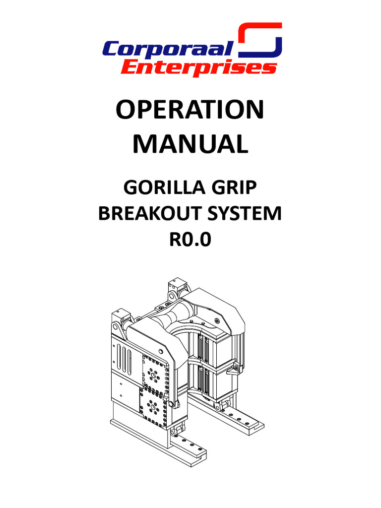 Gorilla Grip Breakout System Manual R0.0 | PDF | Legal Liability