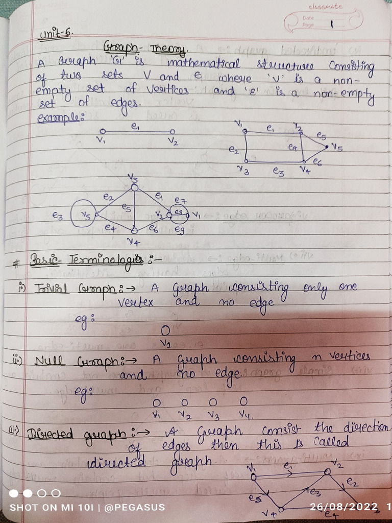Unit-6 - GraphTheory | PDF