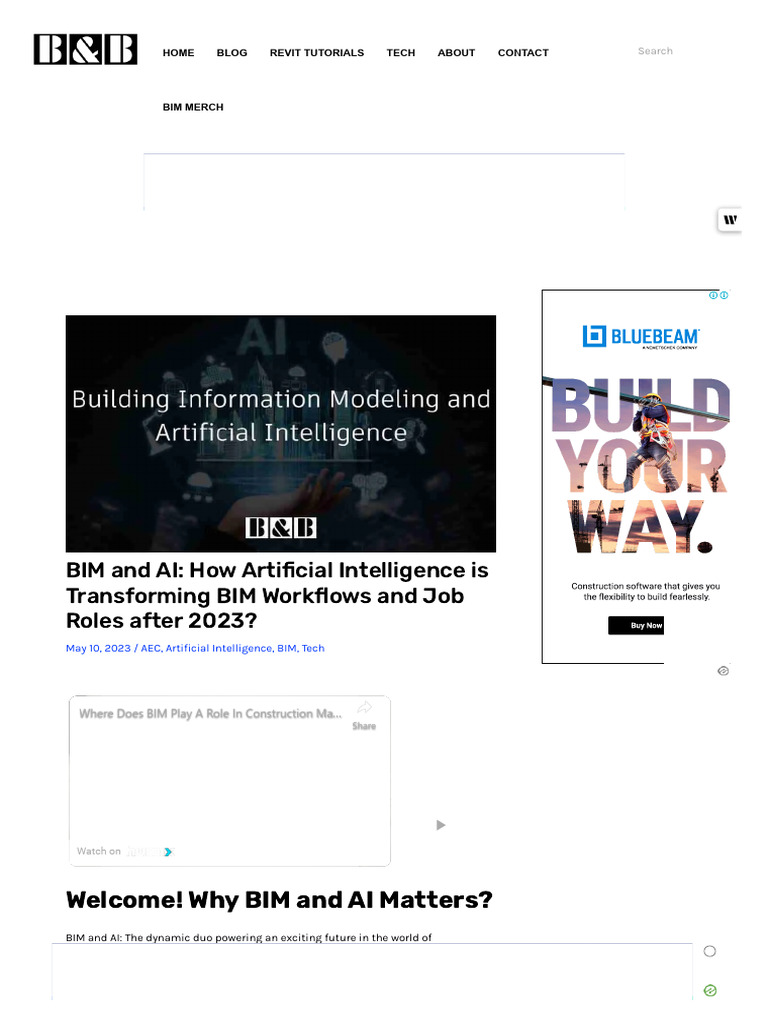 AI's Impact on BIM Workflows 2023 | PDF | Building Information Modeling ...