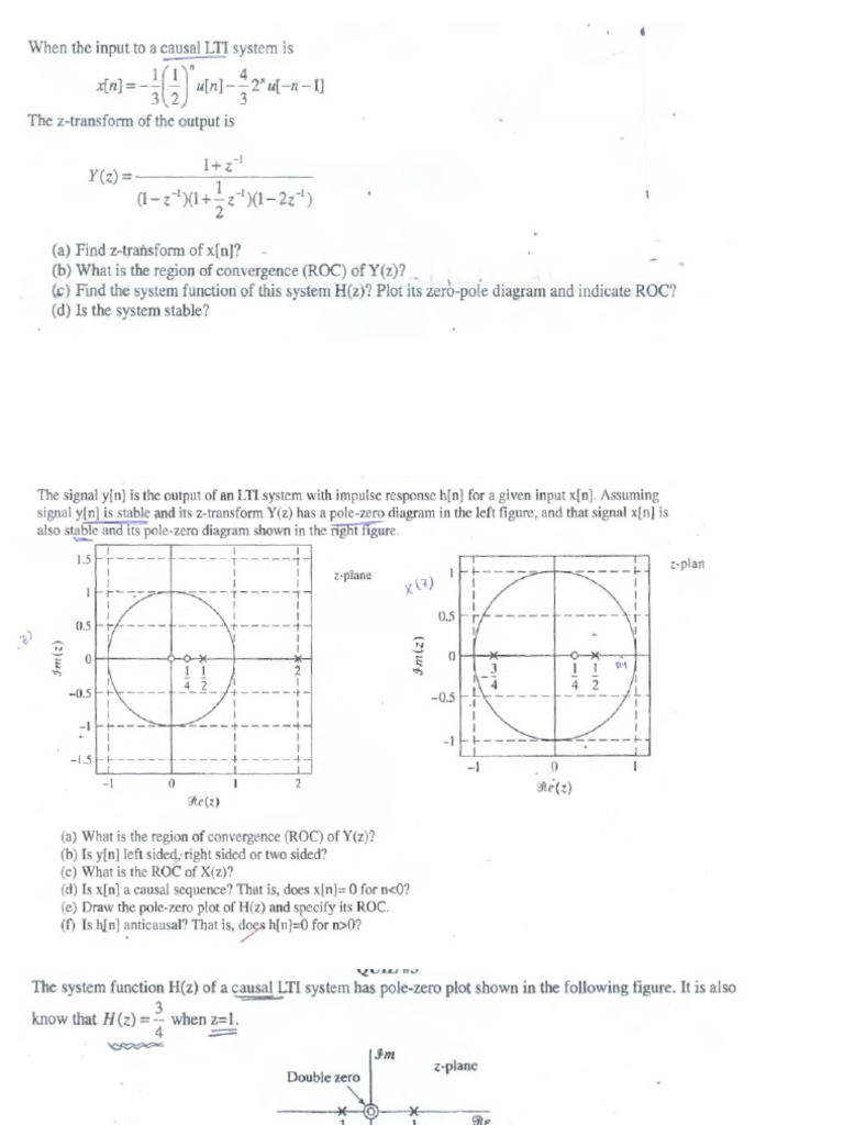 Z-Transform Examples | PDF