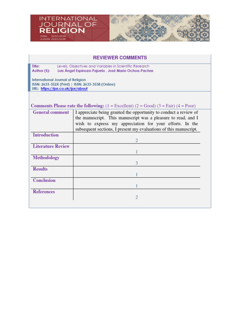 Review Report IJOR 024 2559 | PDF