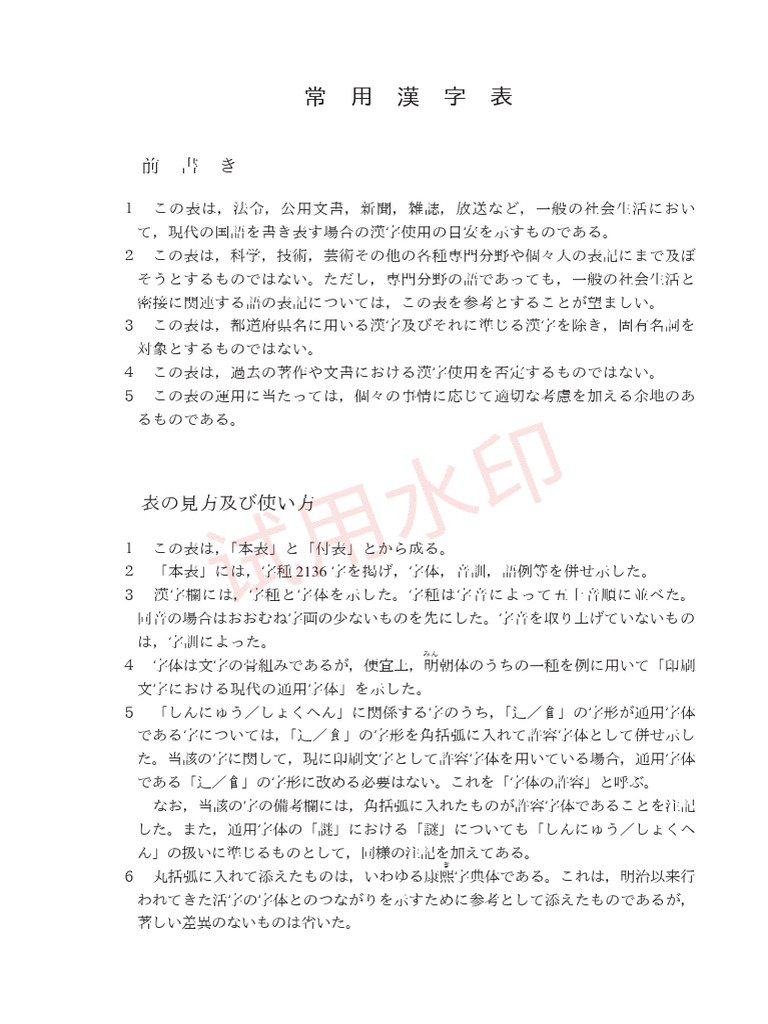 常用漢字印章字林 (1983年) － 常用漢字印章字林 (1983年) －（Joyokanjihyo 20101130 | PDF）