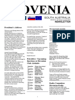 Slovenia SA Newsletter: Spring - Pomlad 2010 No.55