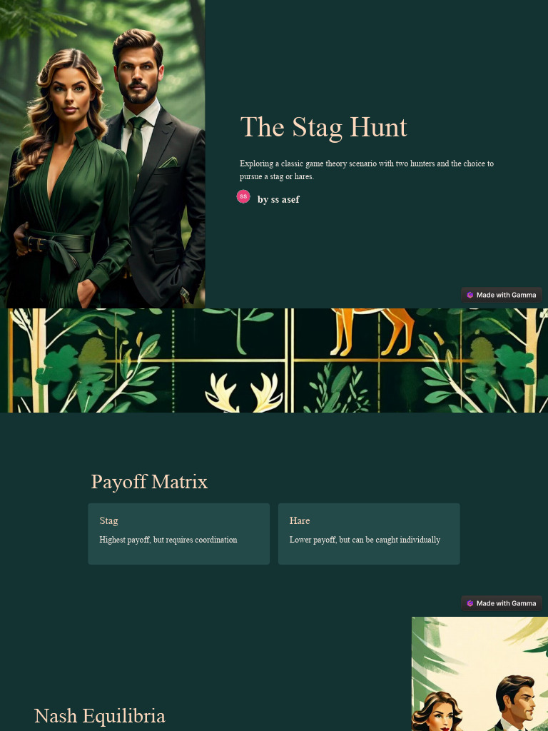 The Stag Hunt | PDF | Game Theory | Mathematical And Quantitative ...