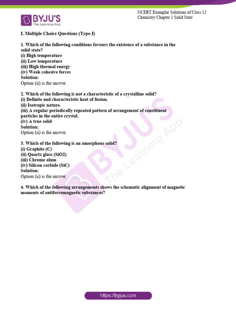 NCERT Solutions for Class 12 Chemistry Chapter 1 Solutions | Question Answer PDF 2025 visual data 4