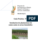 Guía Práctica #2 - Instalación de Plantaciones de Camu Camu en Áreas Inundables