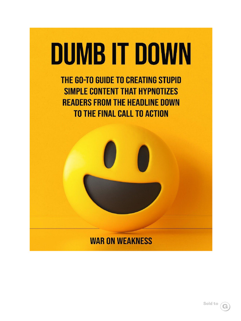 PDF - Dumb It Down Final August 2020 | PDF | Social Media | Popular ...