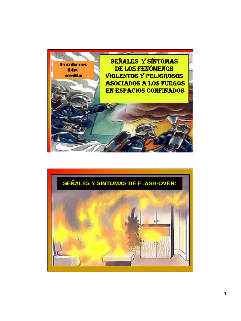 Señales de Flashover y Backdraft en Incendios | PDF | Ventilación ...