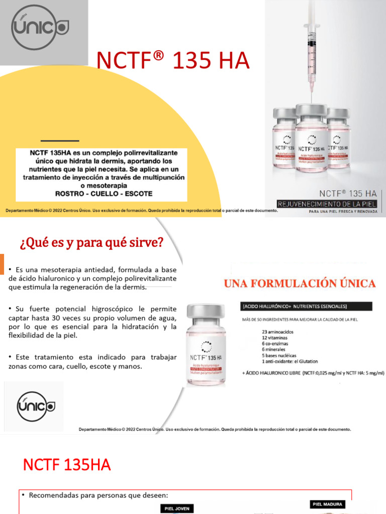NCTFÂ® 135 HA - PDF PROTOCOLO MEDICO | PDF | Salud y bienestar