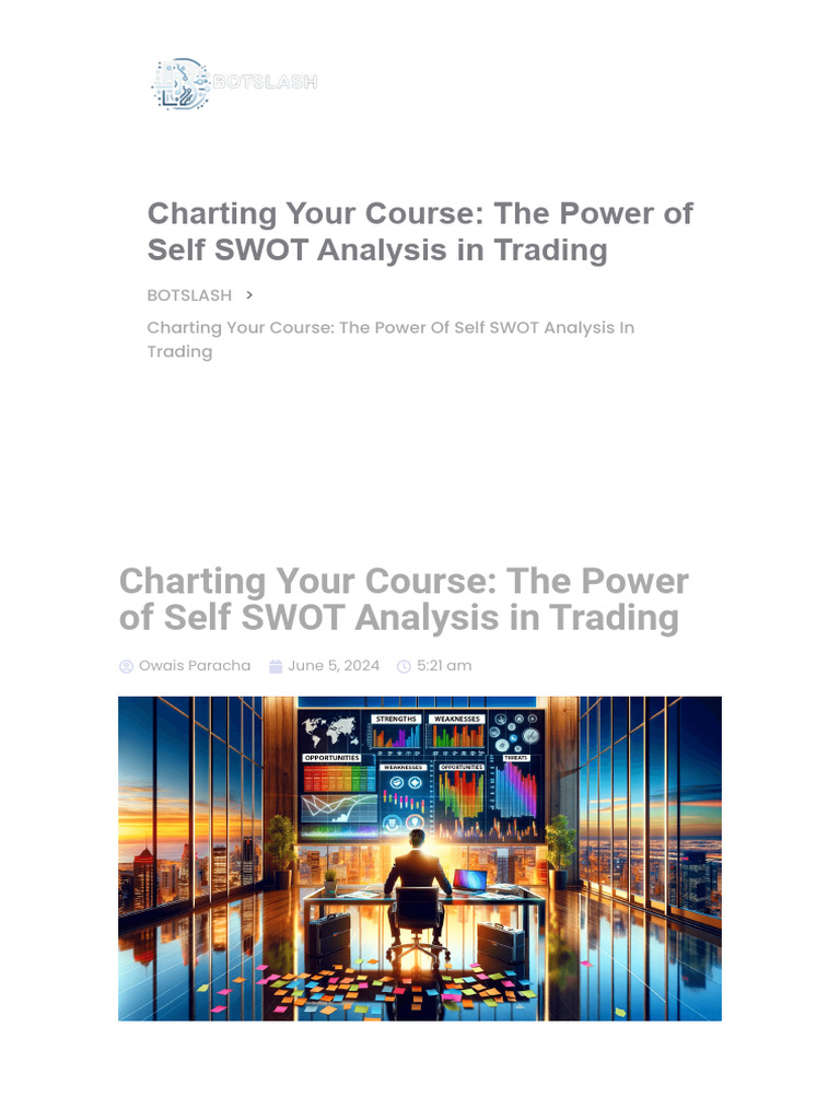 Charting Your Course_ The Power of Self SWOT Analysis in Trading | PDF ...